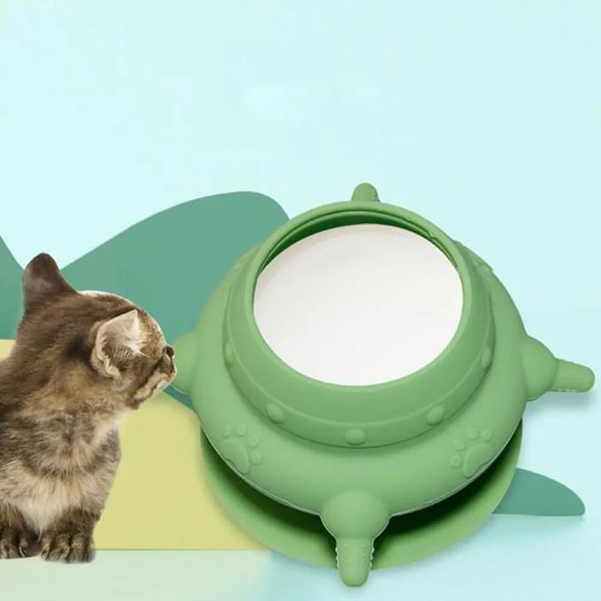 Biberon en silicone souple pour bébé et animal de compagnie, accessoire créatif pour chaton, lapin, chiot, chat bleu