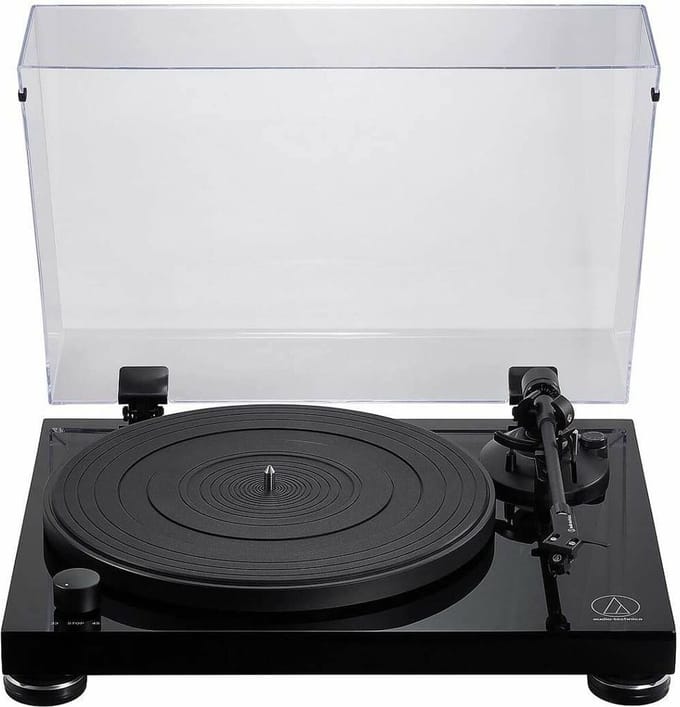Audio-Technica AT-LPW50PB draaitafel Draaitafel met riemaandrijving Zwart