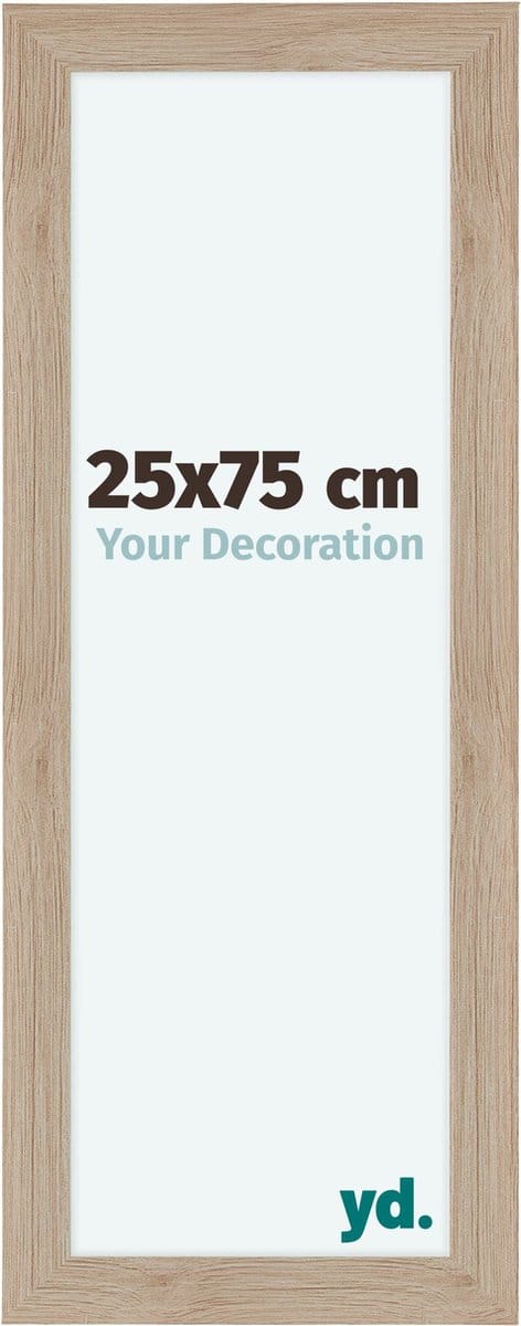 Your Decoration - Fotolijst 25x75 cm - MDF - Eiken Licht - Como