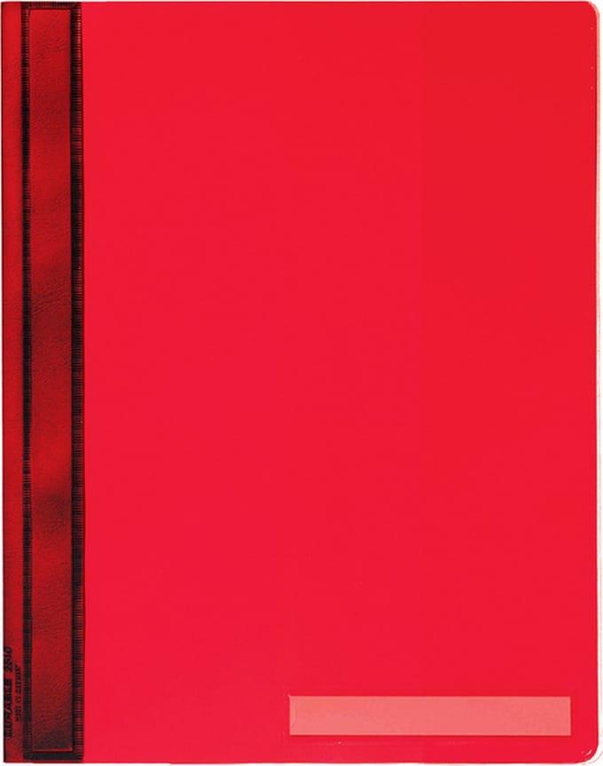 Snelhechter Durable A4 PVC extra breed rood