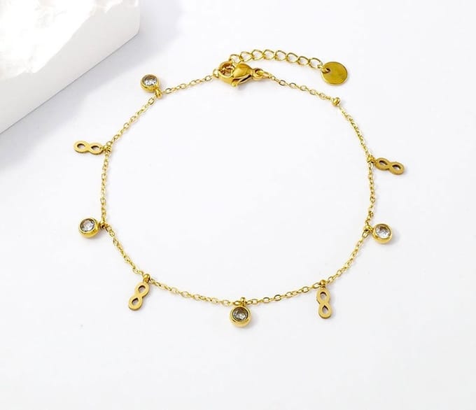 Armband staal lengte 19 cm4281