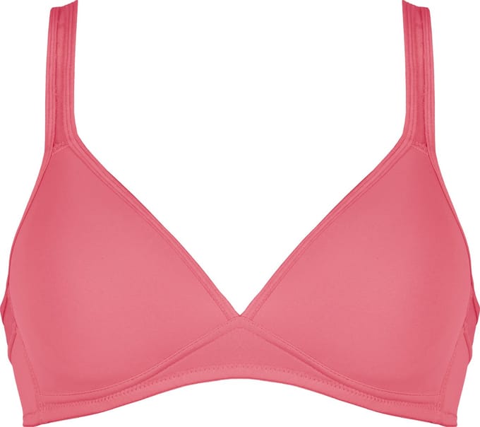 Naturana - Soft bh met mesh bandjes - 5757 - Rasberry Mousse - 80D
