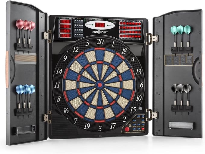 Elektronisch Dartbord met Spelcomputer voor Maximaal 16 Spelers