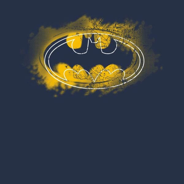 DC Comics Batman Spray Logo Dames T-shirt - Navy - XL