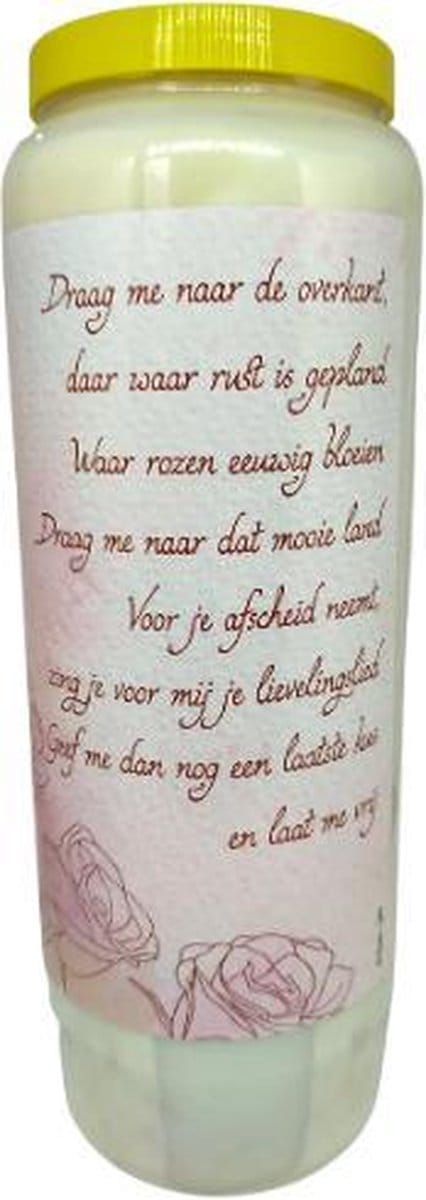 Draag me naar de overkant - Noveenkaars - 9 dagen brander (20 stuks)