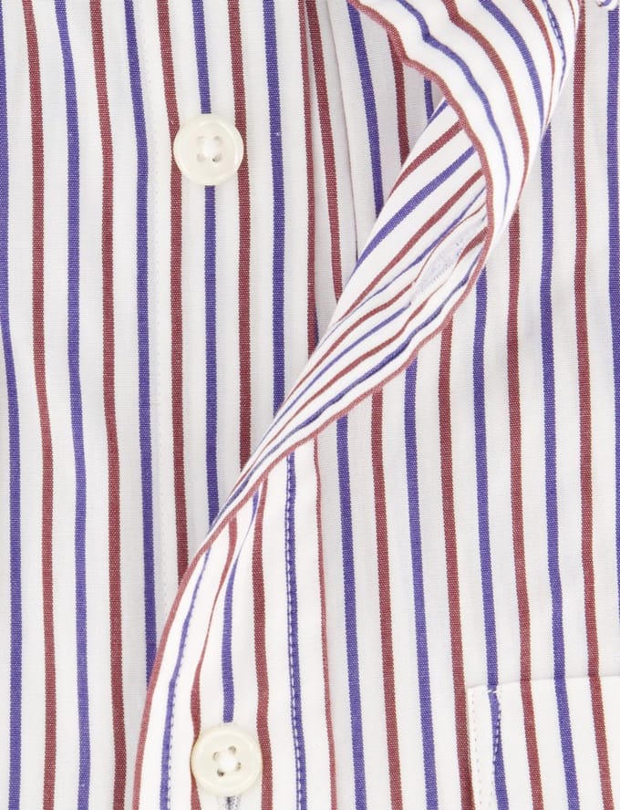 Gant casual overhemd regular fit rood katoen