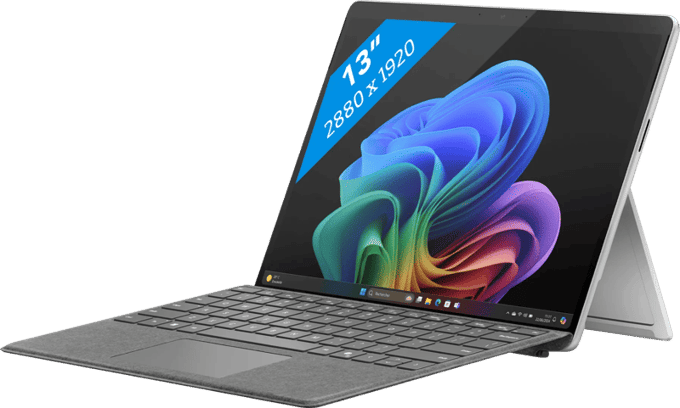 Microsoft Surface Pro 11e Editie - Copilot+ Laptop - 13 inch Touchscreen - Snapdragon X Plus/16GB /256GB- Platinum