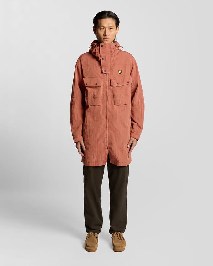 Lyle & Scott Waterdichte Guard Parka - Rood