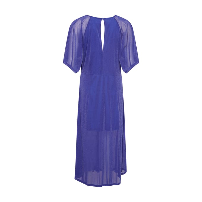 Vienna Midi-jurk in donkerblauw