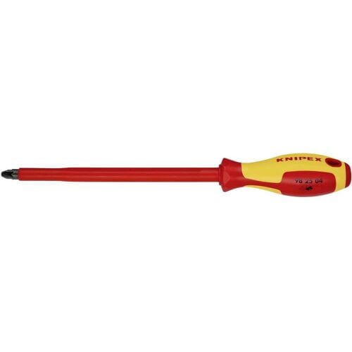 Knipex 98 25 04 VDE Kruiskop schroevendraaier PZ 4 Koplengte: 200 mm DIN EN 60900