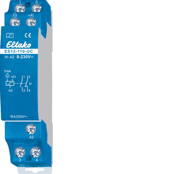 Eltako ES12-110 Stroomstootschakelaar DIN-rail 1x NO, 1x NC 230 V/DC, 230 V/AC 16 A 2000 W 1 stuk(s)