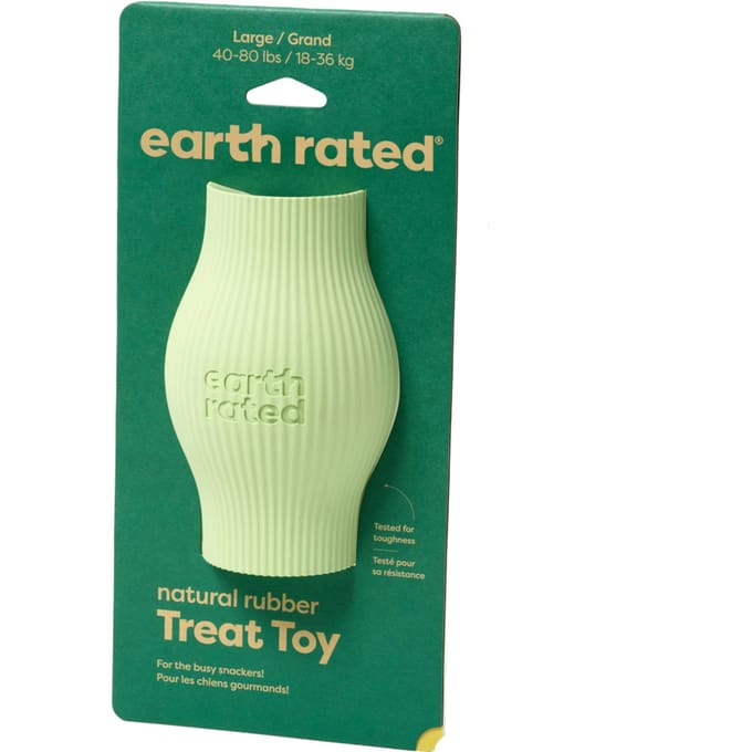 Earth Rated Treat Toy van natuurlijk rubber Grote hond