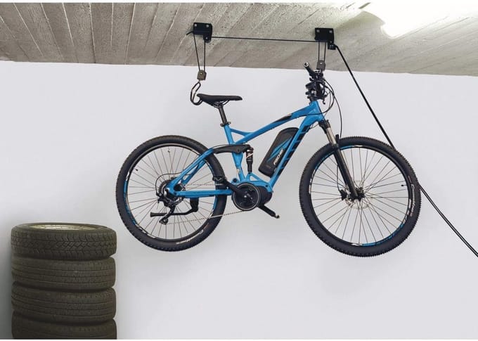 Fietslift voor E-bikes en Fietsaccessoires - Draagkracht tot 57 kg