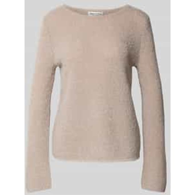 Regular fit gebreide pullover van scheerwolmix met alpaca