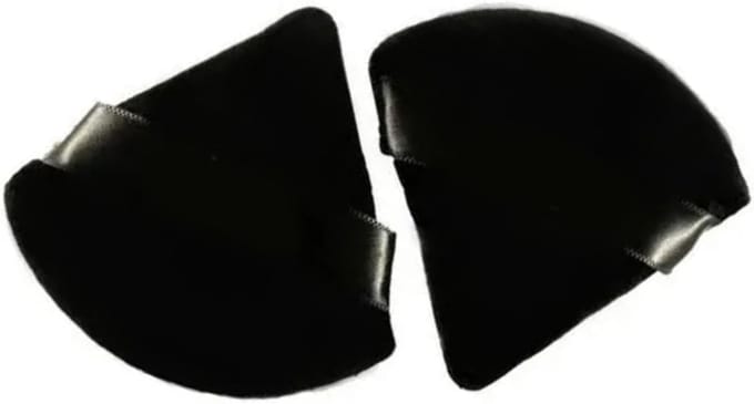 Driehoek Poederdons Gezicht Make-up Spons Zachte Velours - 2 STUKS