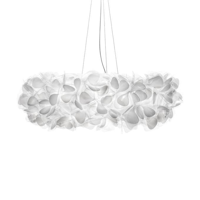 SLAMP Clizia Mama Non Mama Hanglamp Groot Wit/ Doorzichtig Draad