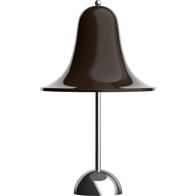 VERPAN LED tafellamp op accu Pantop, bruin, hoogte 30 cm, IP44