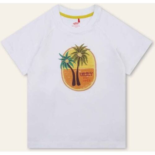 Oilily Tristan T-Shirt- maat122/7yr Bright Wit