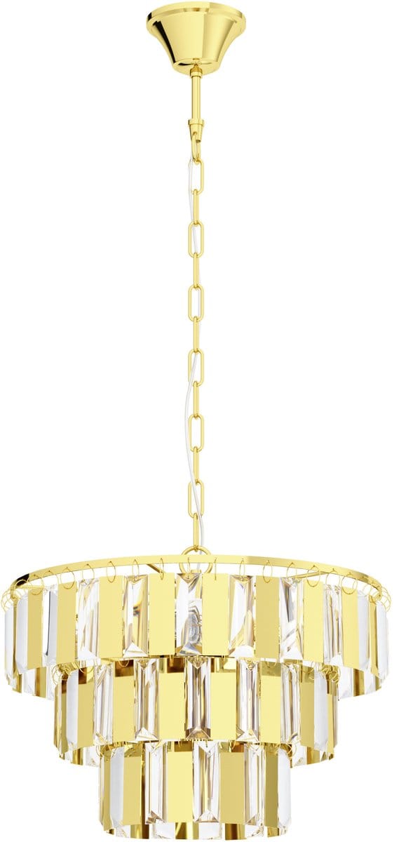EGLO Erseka Hanglamp - E14 - Staal|Glas - Goud