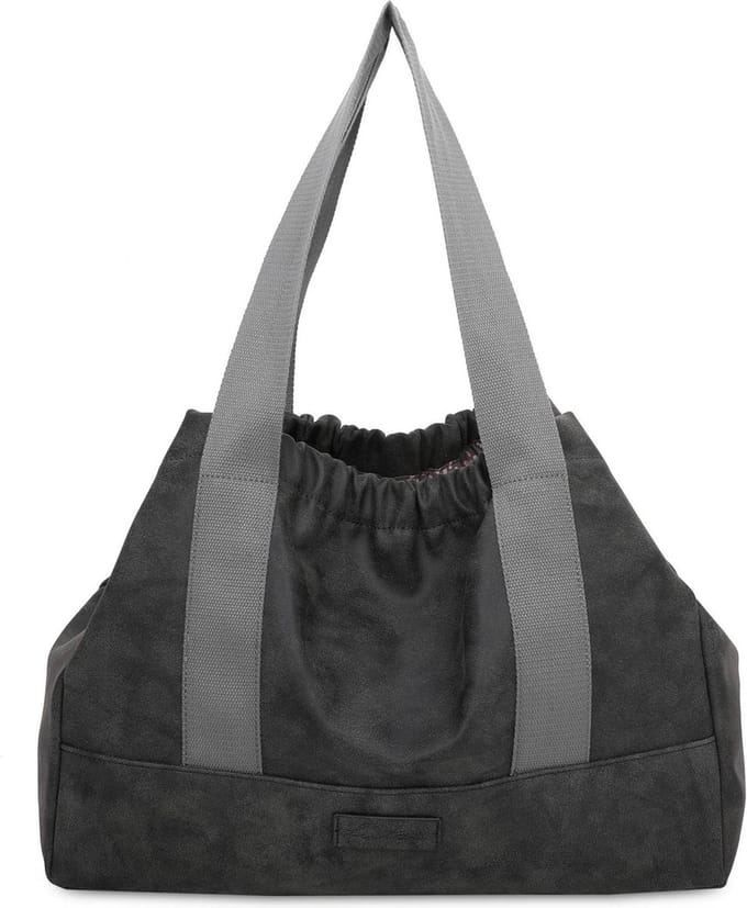 Fritzi aus Preußen Schoudertas Poppi07 Vintage Shopper Black Idol Zwart
