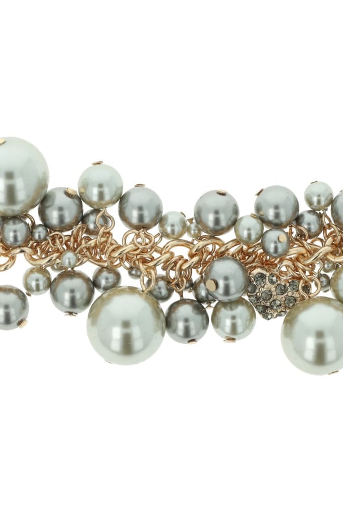 OTAZU Ultimate Pearl Necklace Grey Größe: OS | Halsketten Outlet | Damen | Weiß