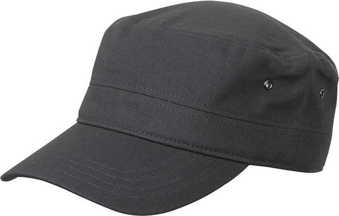 Myrtle Beach Volwassenen Unisex Militaire Kap (Antracietgrijs)