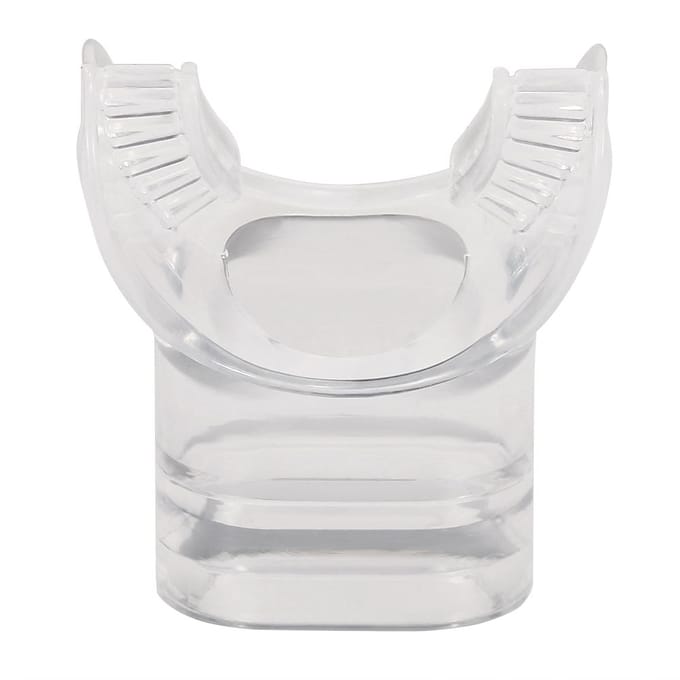 Lot de 2 embouts de tuba de remplacement en silicone Transparent white