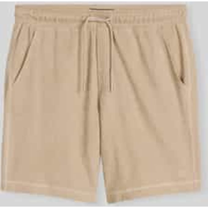 Regular fit sweatshorts van puur katoen-badstof