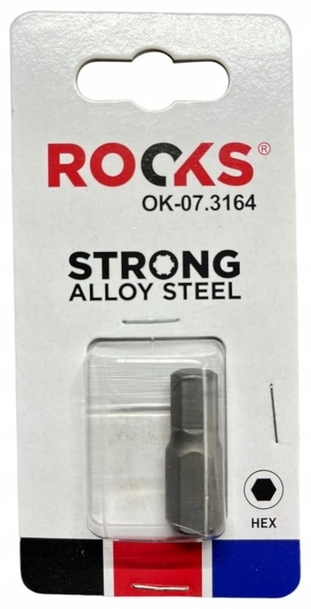 ROOKS Bit HEX 8mm 3/8" 30mm S2 Staal - Duurzaam en Precisie