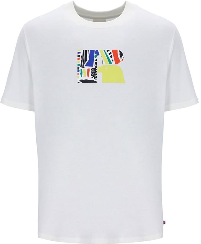 T-Shirt met Korte Mouwen Russell Athletic Emt E36211 Wit Mannen