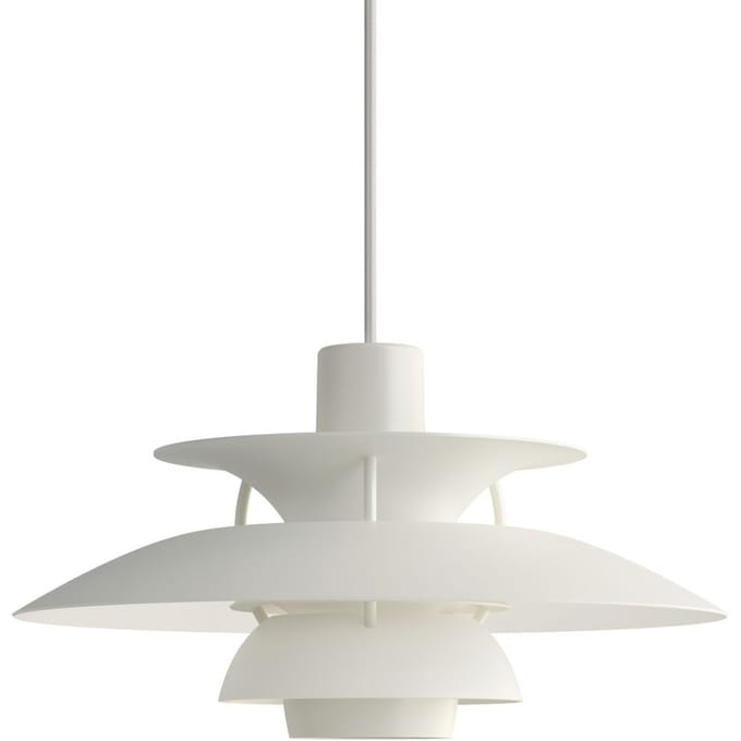 Louis Poulsen PH 5 mini Monochrome Hanglamp - wit