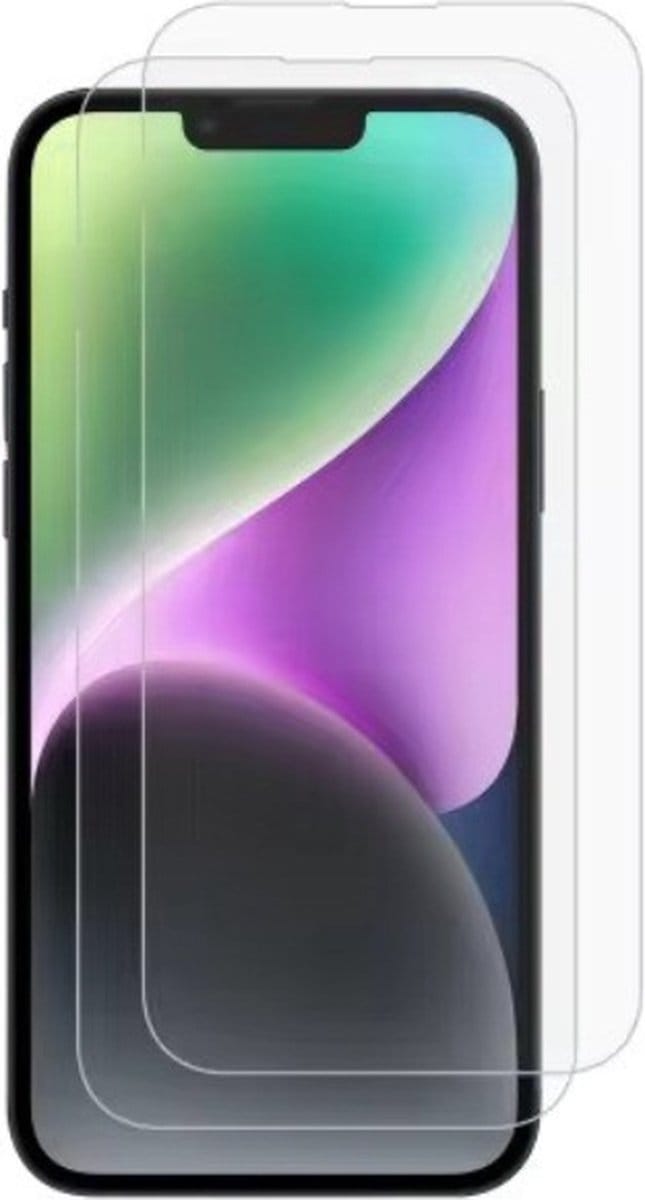 TG Techgrip - Screenprotector Geschikt voor iPhone 14 Plus - 2.5 D 9H HD Diamond Glas Screen protector Tempered Glass