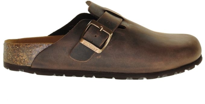 Instapmuil Donkerbruin Leder Van Bionatura maat 36
