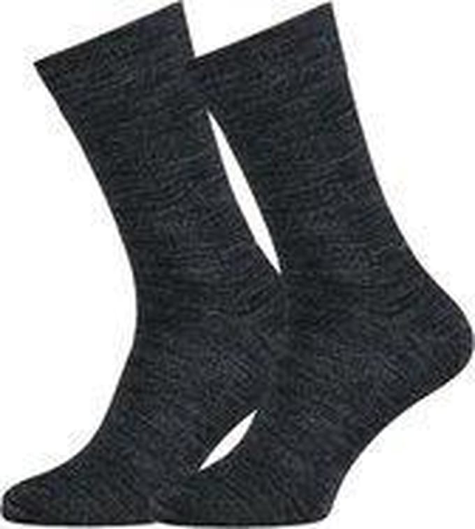 Topsocks herensokken merinowol - antraciet -maat 39/42