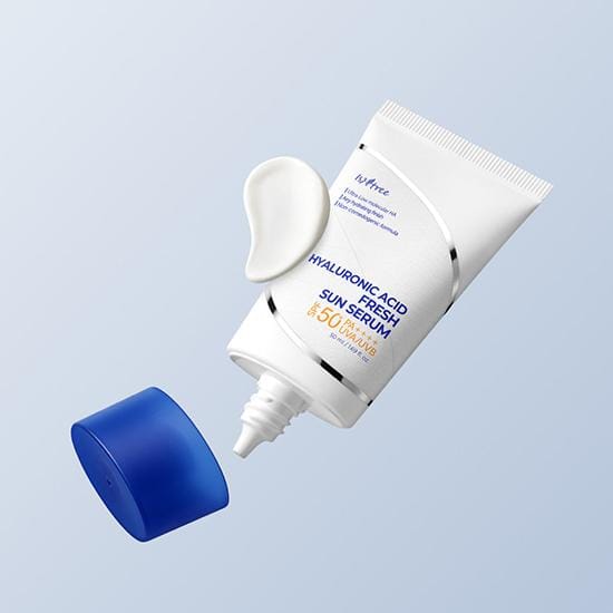 [ISNTREE] Hyaluronic Acid Fresh Sun Serum SPF 50+ PA++++ 50ml white