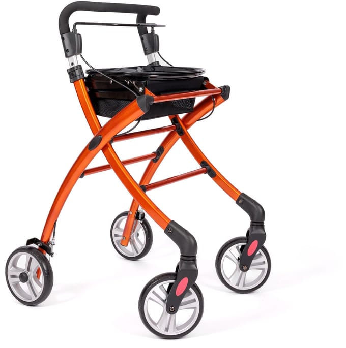 Wheelzahead - Wheelzahead Indoor rollator 2.0 - Pumpkin Orange