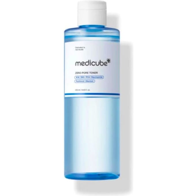 Toner MediCube Zero Pore 250ml Affinant les Pores & Hydratant + Coton Pads Skin Pack Offert