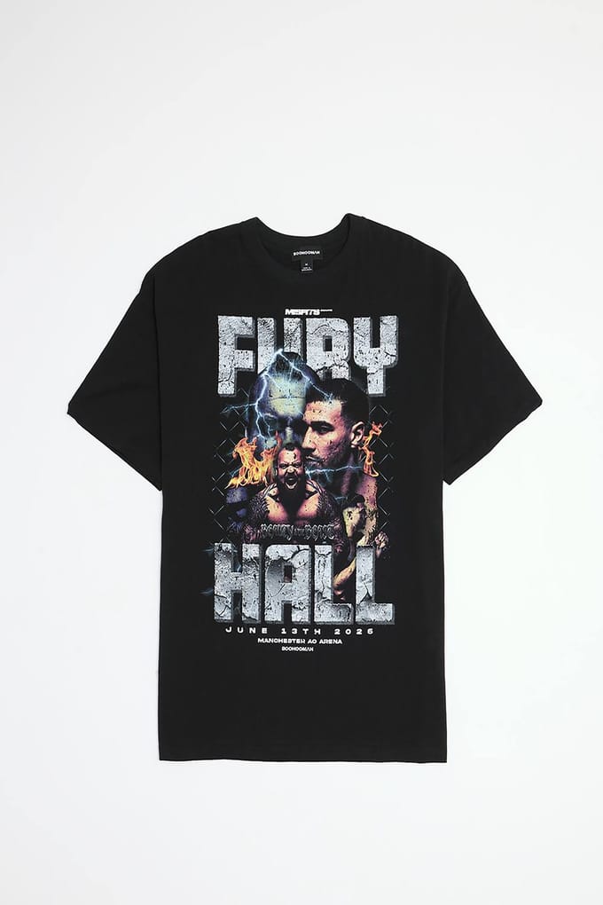 Oversized Misfits Grafisch T-shirt | Black | Size Small