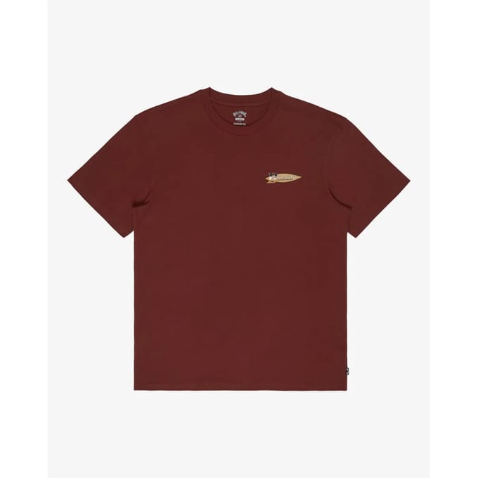 Billabong Runner Up T-shirt Met Korte Mouwen Rood M Man