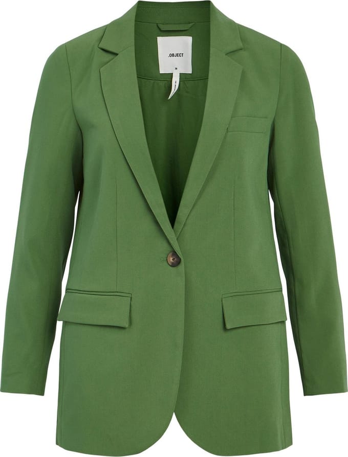 Object Blazer Objsigrid L/s Blazer Noos 23035737 Artichoke Green Dames Maat - W34