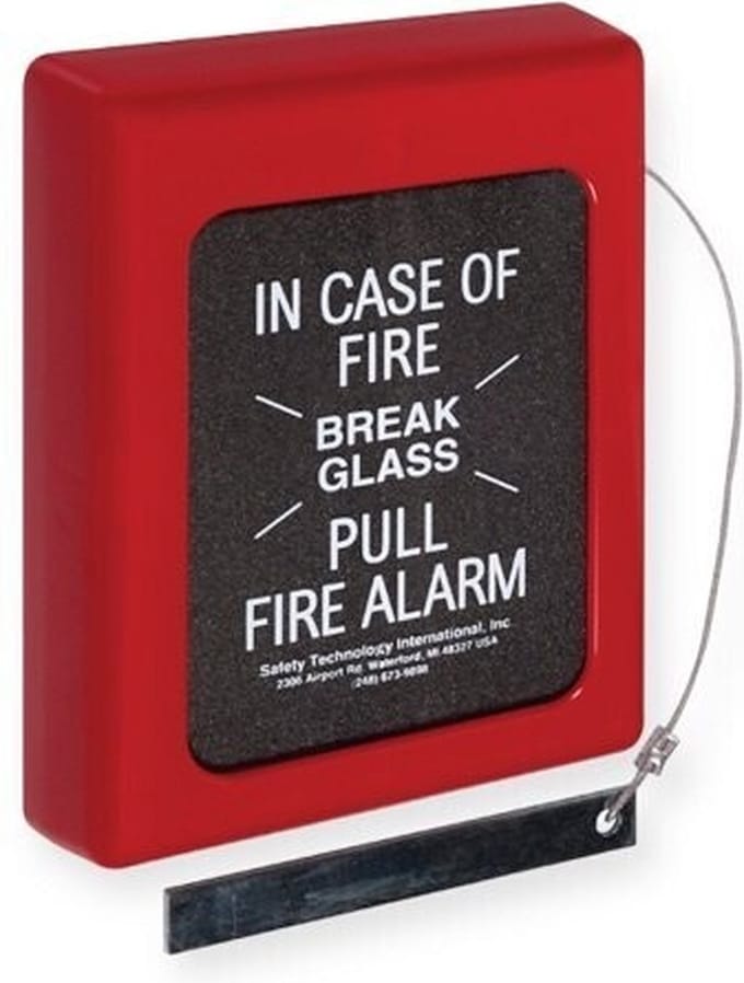 STI 4100 - breek glas - sleutelkast - groot model - veiligheid