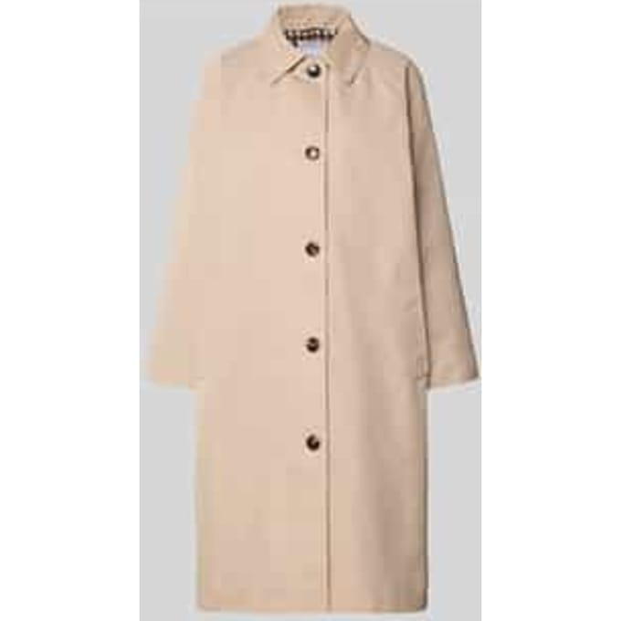 Getailleerd Trenchcoat met motief binnenkant
