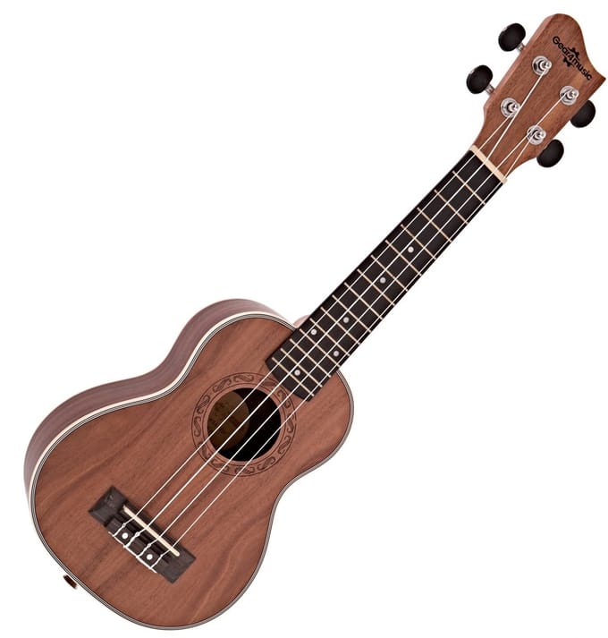 Koa Sopraan Ukulele van Gear4music