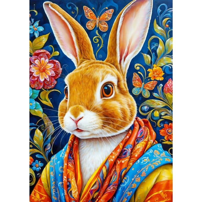 Enjoy Puzzle legpuzzel Cool Rabbit - 1000 stukjes puzzelplezier.