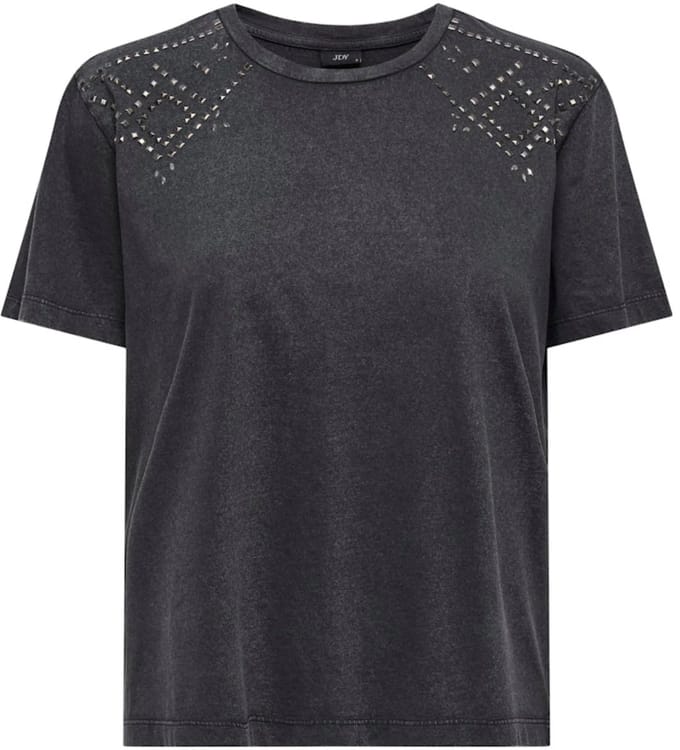JDY - JDYFAROCK S/S STUD TOP JRS - Dames - T-shirts