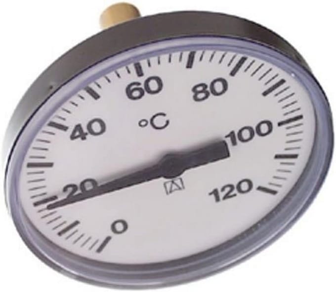 Wijzerthermometer 63 mm voor Sanitair en Tuin