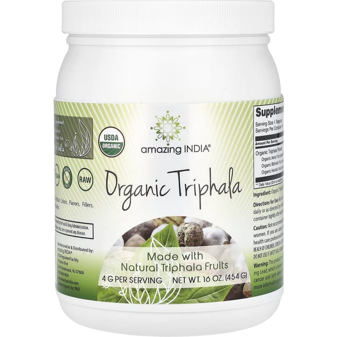 Biologische Triphala, 454G(16oz)