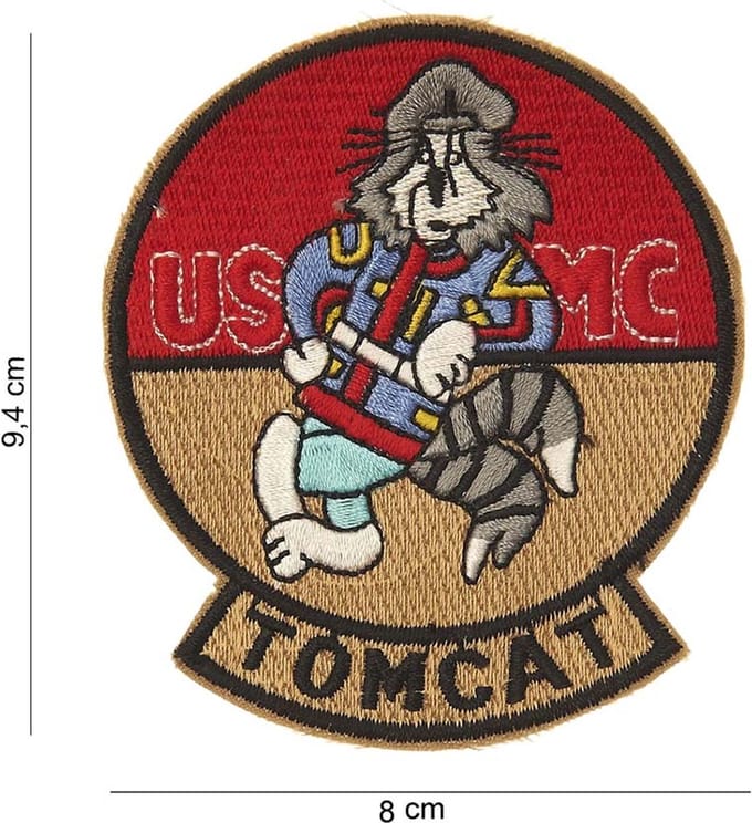 Embleem stof Tomcat USMC
