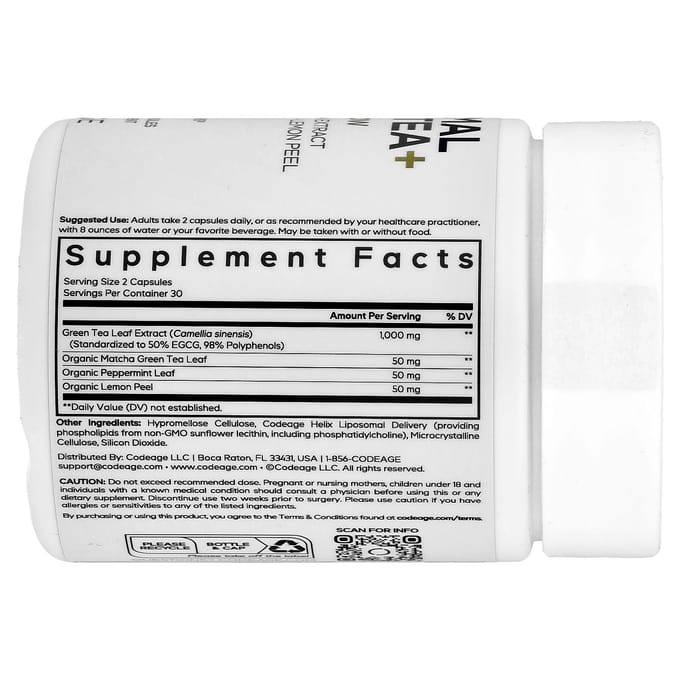 Liposomale Groene Thee+, Veggie Capsules 60