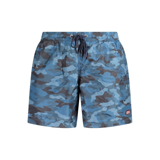Noorwegen 1963 Blu Polyester Heren Zwem Boxer